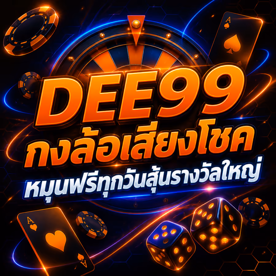 DEE99 กงล้อเสี่ยงโชค หมุนฟรีทุกวันลุ้นรางวัลใหญ่